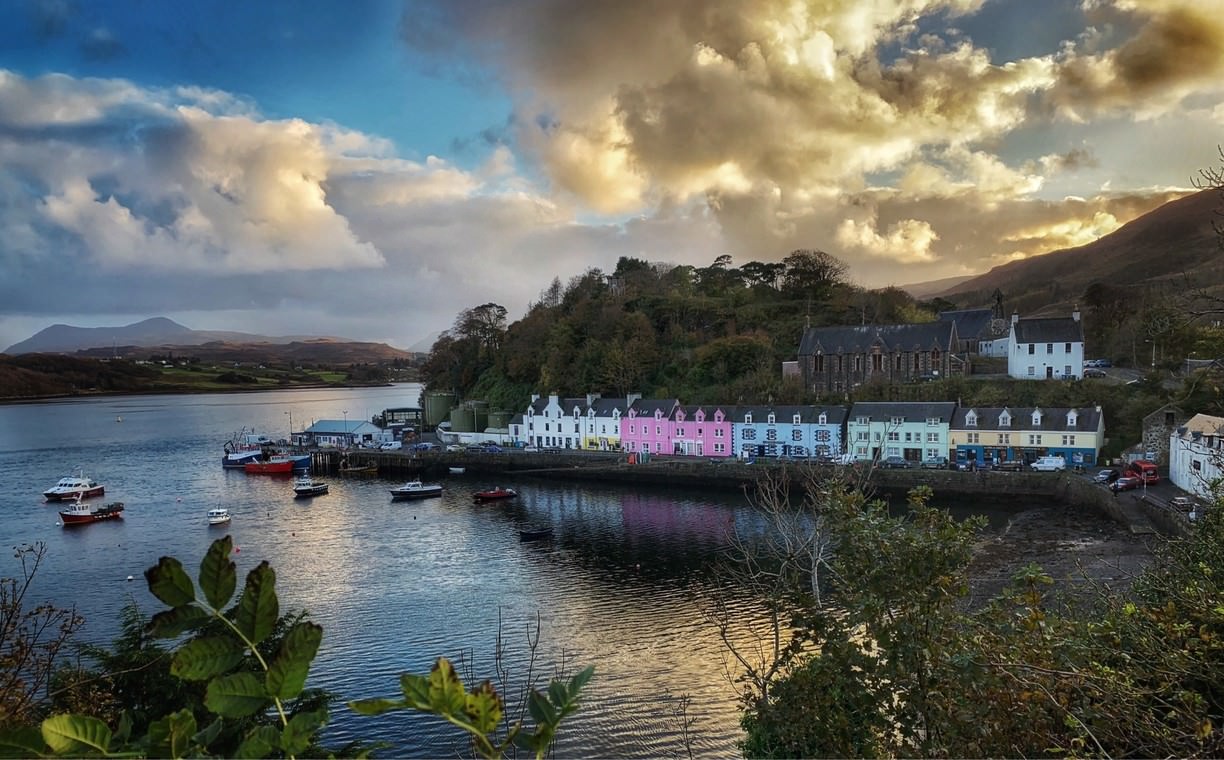 The village of Portree